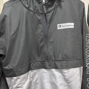 Champion Black and White Half-Zip Pullover